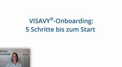 VISAVY®: Schritt für Schritt durchs Onboarding