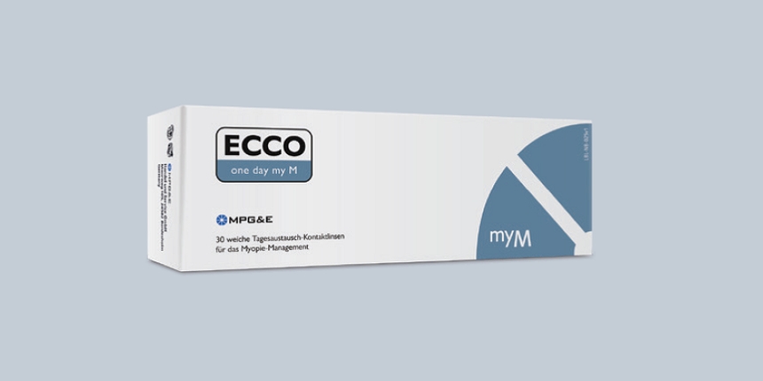 Verpackung ECCO One Day my M: Myopie-Management von MPG&E